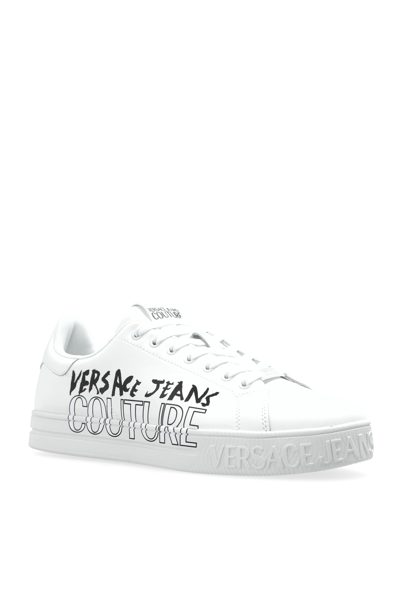 White Sneakers with printed logo Versace Jeans Couture White Sneakers with printed logo Versace Jeans Couture